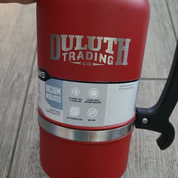 DrinkTanks Classic 64 oz Vacuum-Insulated Growler Duluth Trading Co. Edition NWT - Picture 7 of 12